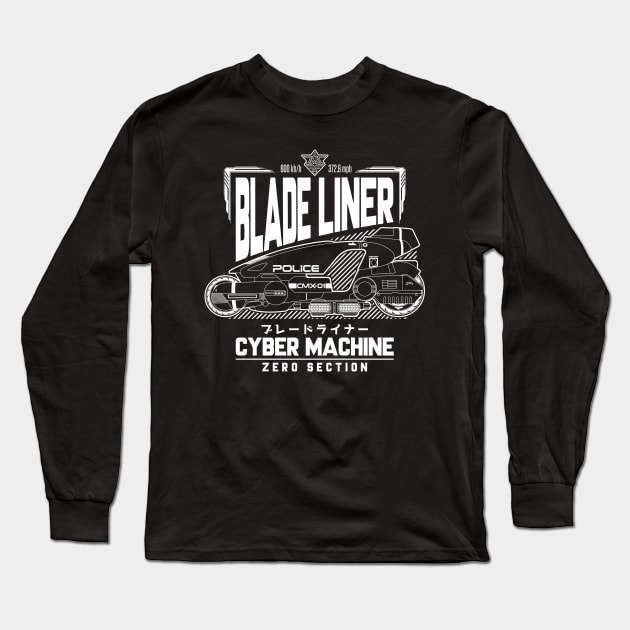 Blade Liner Long Sleeve T-Shirt by SquidStudio